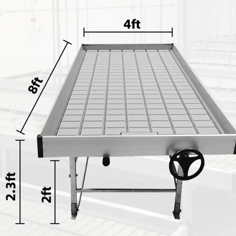 Mesa de Cultivo Rodante Profesional con Volante de Inercia - Imagen 2