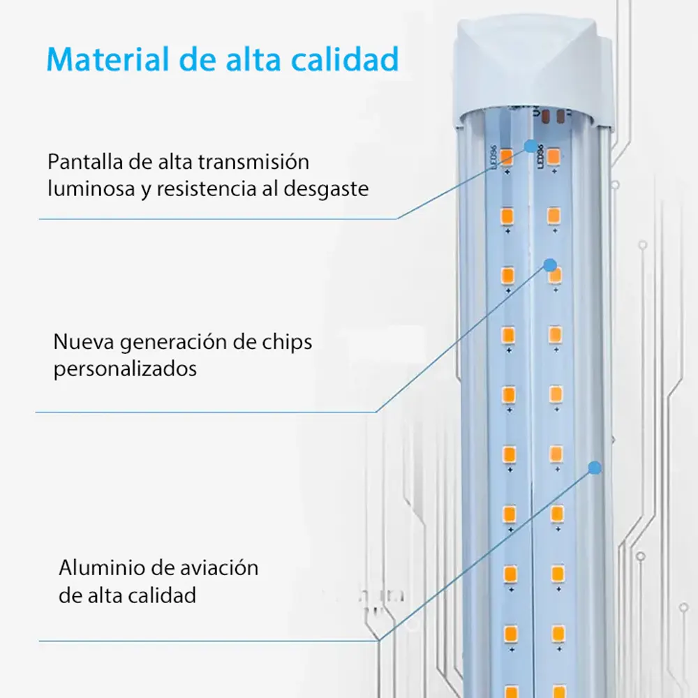 Tubo LED Propagación T8 28W (Especial Esquejes y Germinación) - Imagen 2